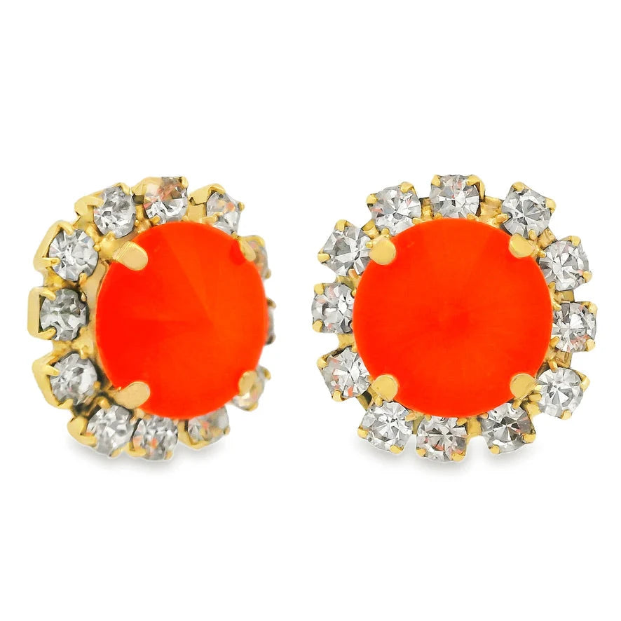 TOVA: RAYNA EARRING- ELECTRIC RED