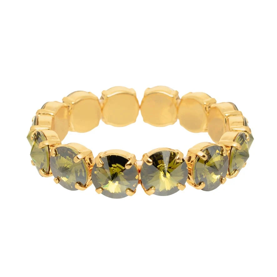 CROATIA STRETCH BRACELET- CITRUS LIME LUSTER