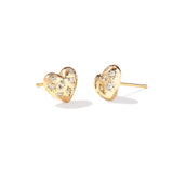 Kendra Scott: Gold Holland Heart Stud