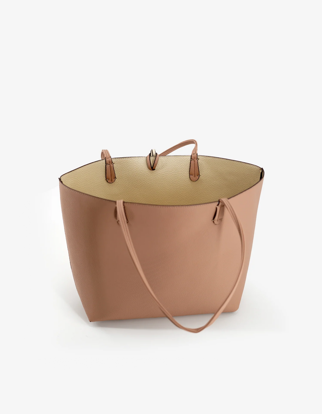 DEPARTURE TOTE: BALLET PINK & CREAM