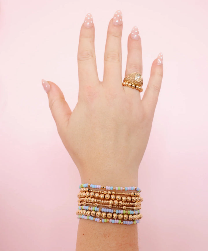BEADED BLONDES: SPRINKLE BRACELET- MEADOW