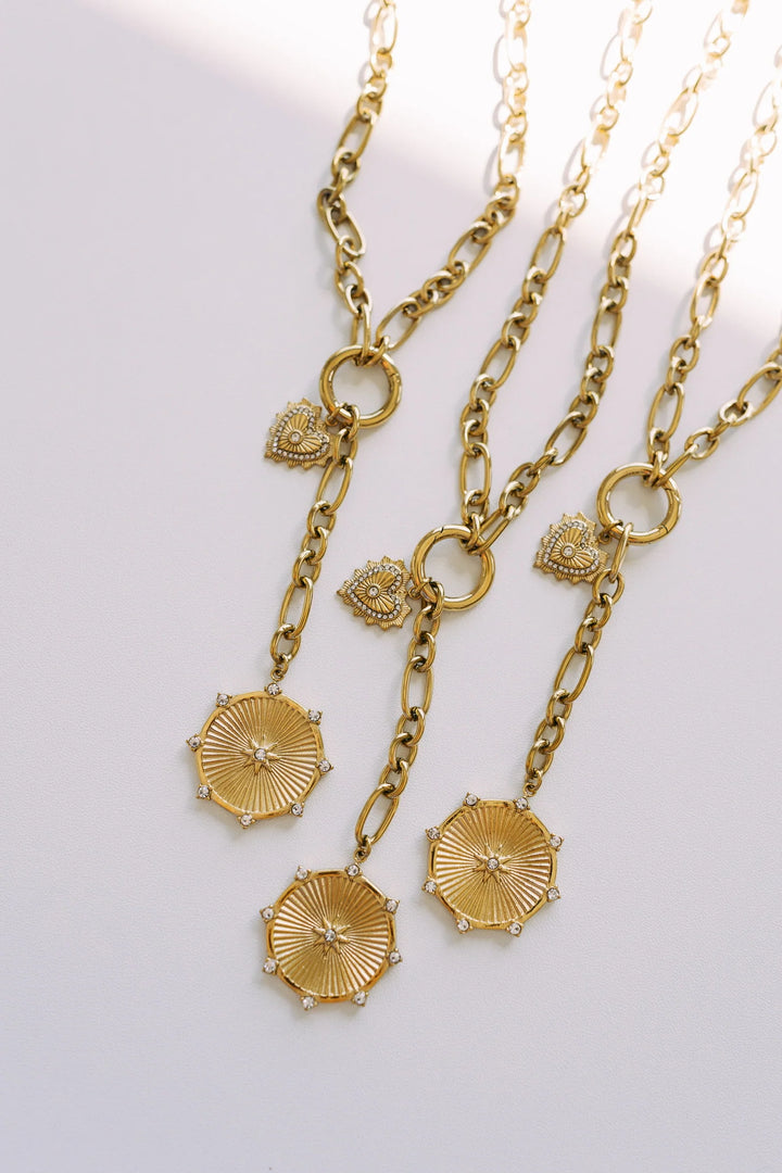 BELJOY: LANEY LARIAT CHARM NECKLACE