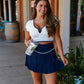 COWBOYS PLEATED ATHLETIC SKIRT