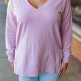 Z-SUPPLY / MODERN V-NECK WEEKENDER SUNSET MAUVE