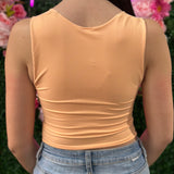 PAPAYA SQUARE NECK TANK