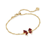 Kendra Scott: Bright Red Drusy Blair Bow Bracelet