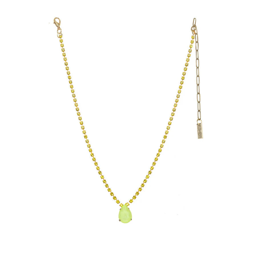 TOVA: MILLI NECKLACE - ELECTRIC YELLOW