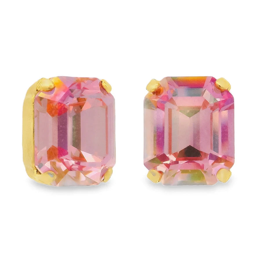 TOVA: CORWIN STUD- LIGHT ROSE GLIMMER