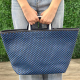 Checkered Navy Tiffany Organizer Tote