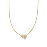 Kendra Scott: Gold Holland Heart Pendant Necklace