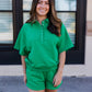 FRENCH TERRY TOP KELLY GREEN