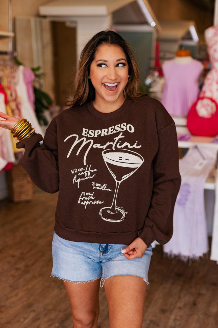 ESPRESSO MARTINI GRAPHIC SWEATSHIRT