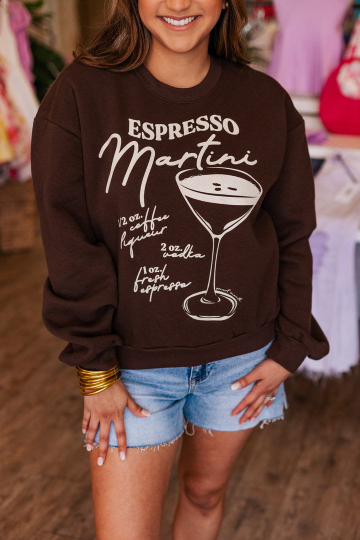 ESPRESSO MARTINI GRAPHIC SWEATSHIRT