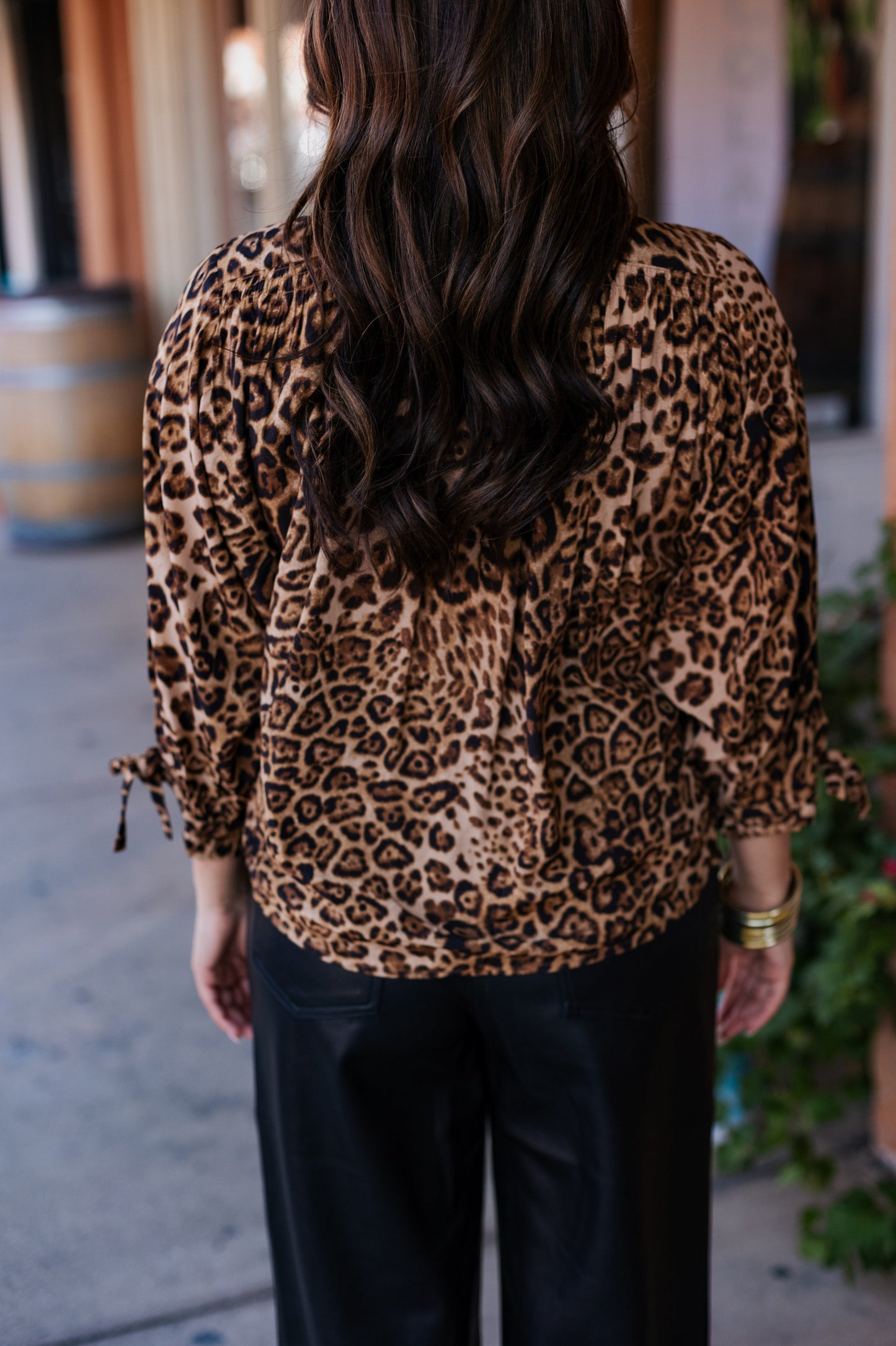 Noah Leopard Blouse