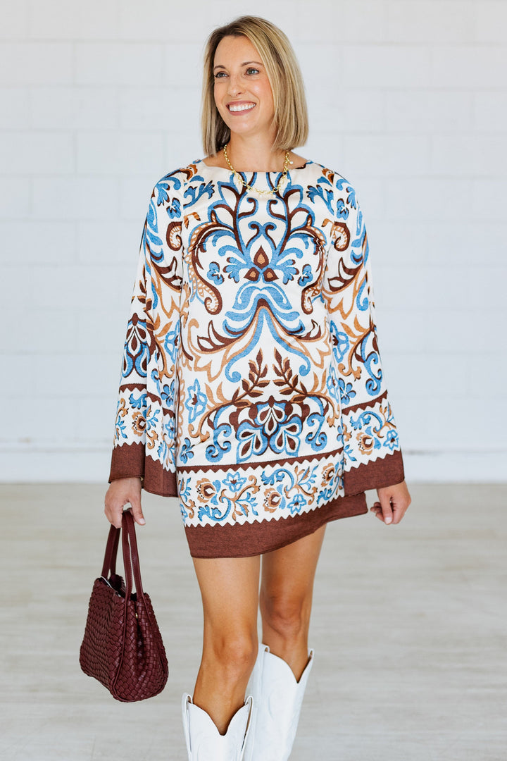 AUTUMN MUSE MINI DRESS
