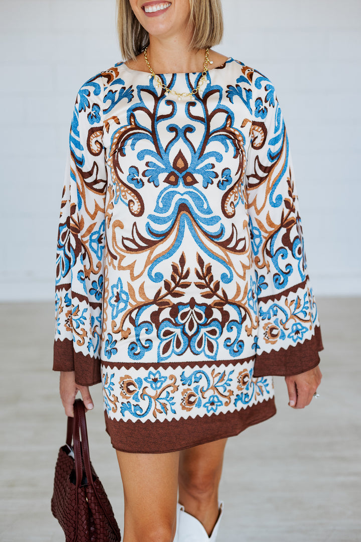 AUTUMN MUSE MINI DRESS