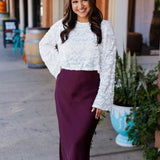 Z Supply: Berry Wine Europa Skirt