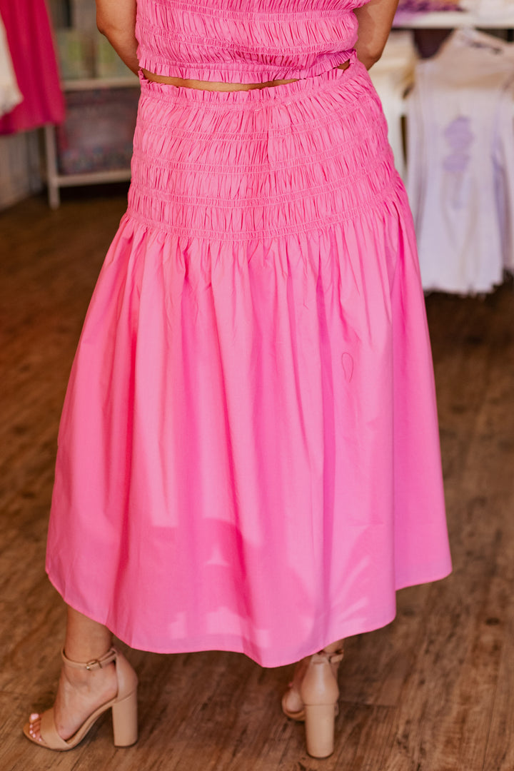 PETAL PINK SMOCKED SET