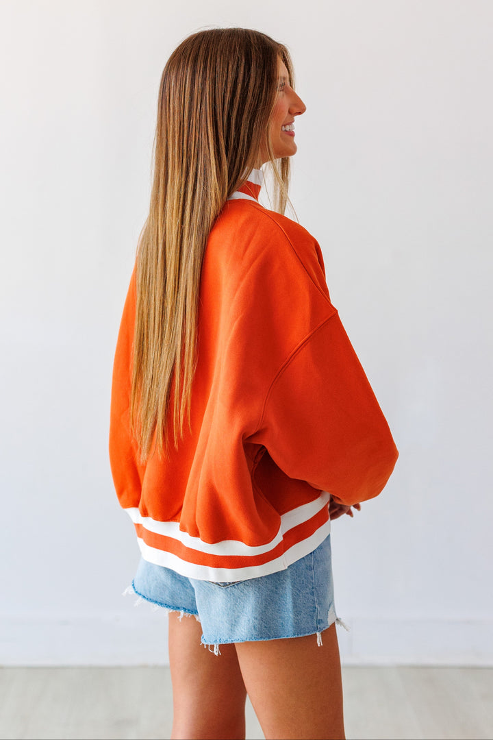 TEXAS MOCKNECK SWEATSHIRT