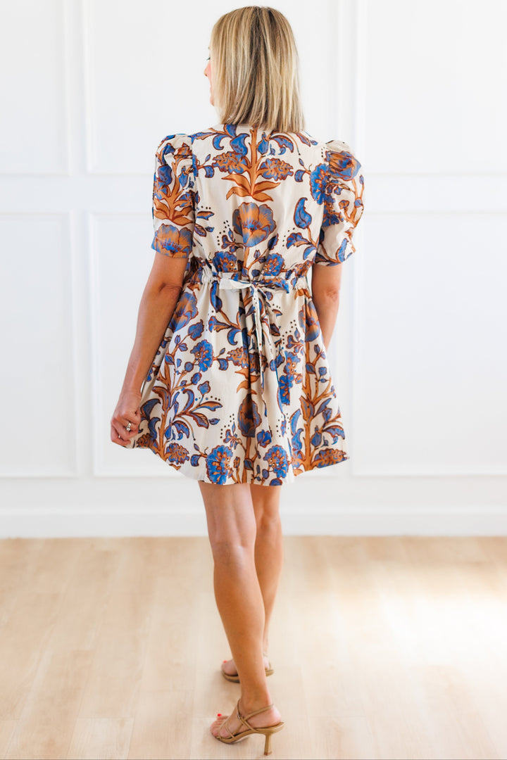 GOLDEN BLOOMS DRESS