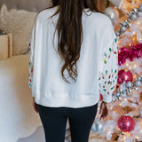 Tangled Up Sequin Lights Sweatshirt