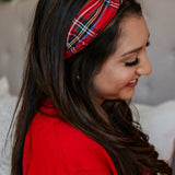 Tartan Topknot Headband