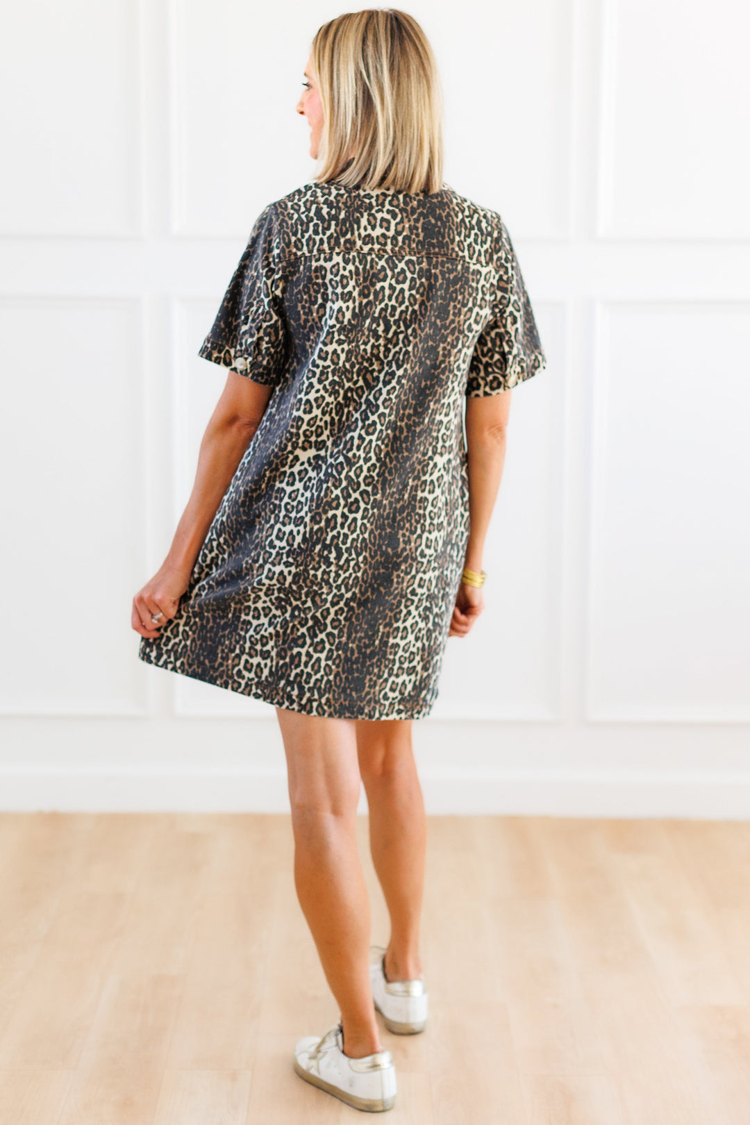 LEOPARD MODERN SAFARI DRESS