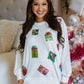 The Perfect Gift Sequin Sweatshirt