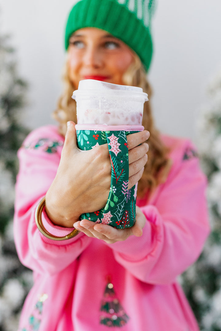 SWIG: MERRY MISTLETOE MEDIUM ICED CUP COOLIE