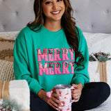 Merry Merry Sequin Sweatshirt