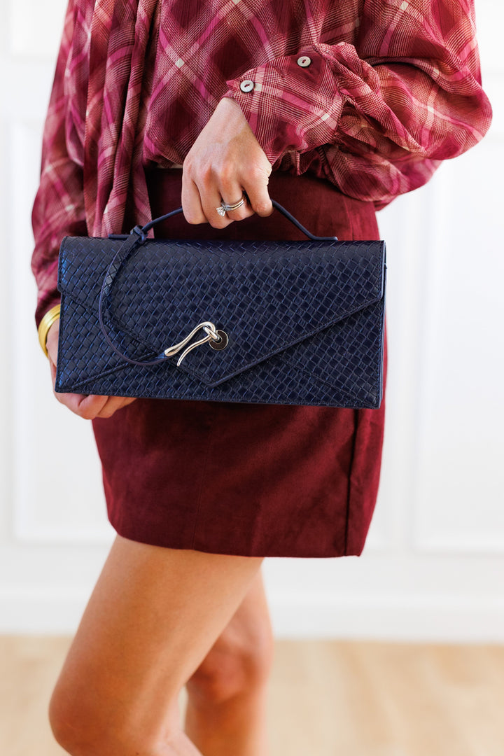 KHALEESI CLUTCH - NAVY