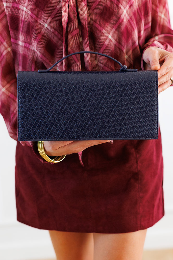 KHALEESI CLUTCH - NAVY