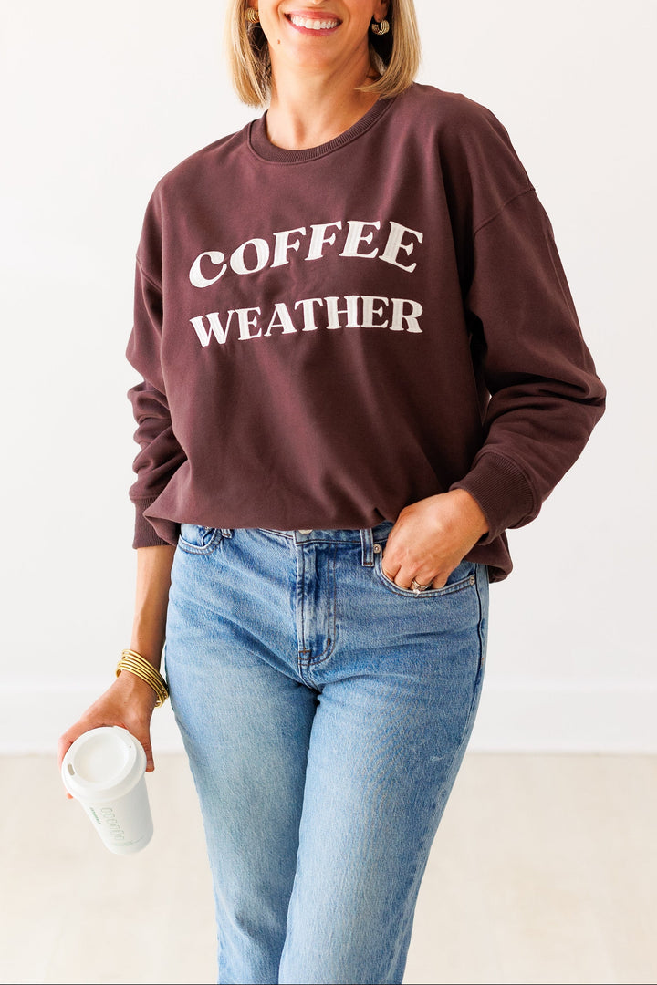 COCO COFFEE WEATHER SWEATSHIRT