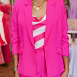 PRETTY IN PINK BLAZER