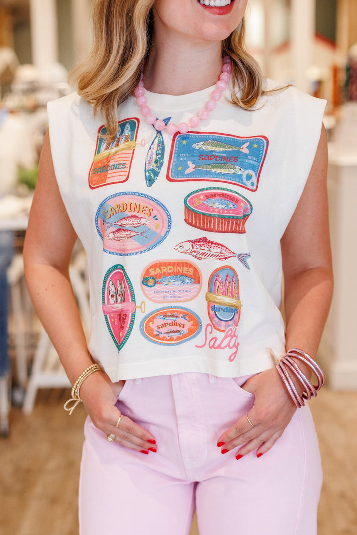 SALTY TIMES MUSCLE TEE