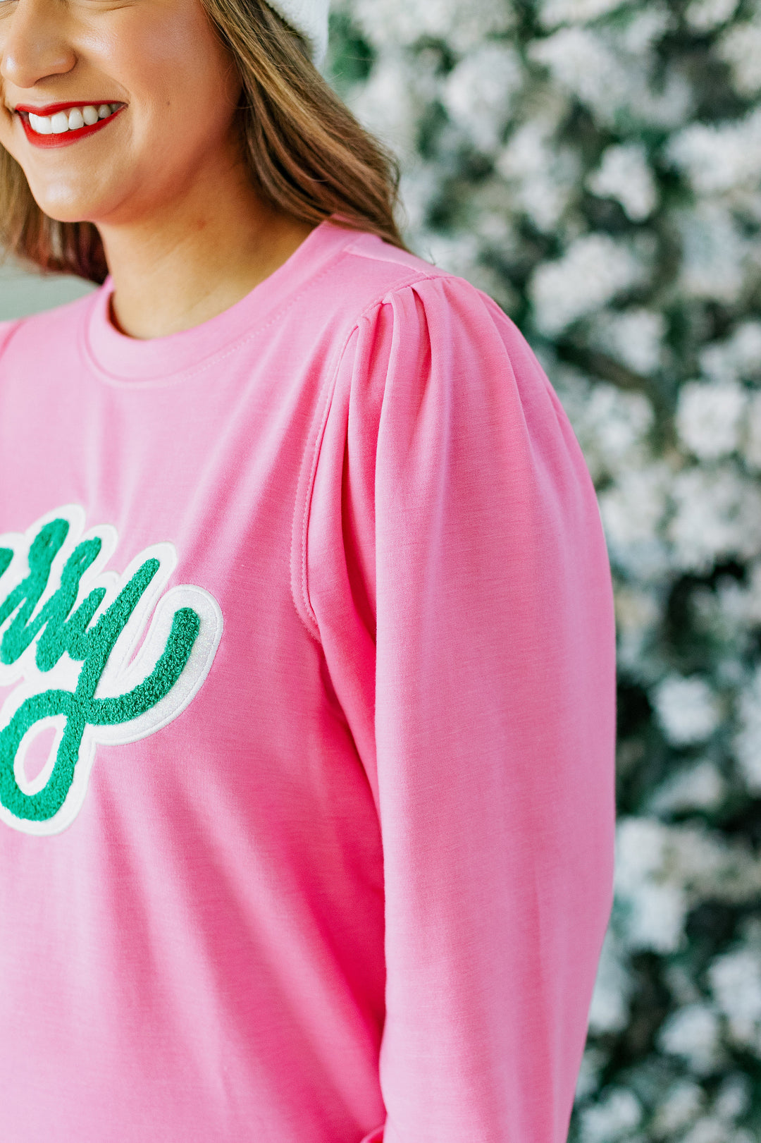 MERRY PINK SWEATSHIRT