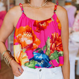 BRAIDED FLORALS TOP