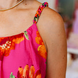 BRAIDED FLORALS TOP