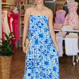BALI BLUE MAXI DRESS