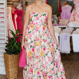 BLUSH FLORALS MAXI DRESS