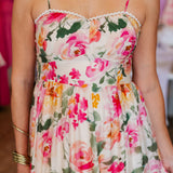 BLUSH FLORALS MAXI DRESS