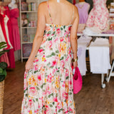 BLUSH FLORALS MAXI DRESS