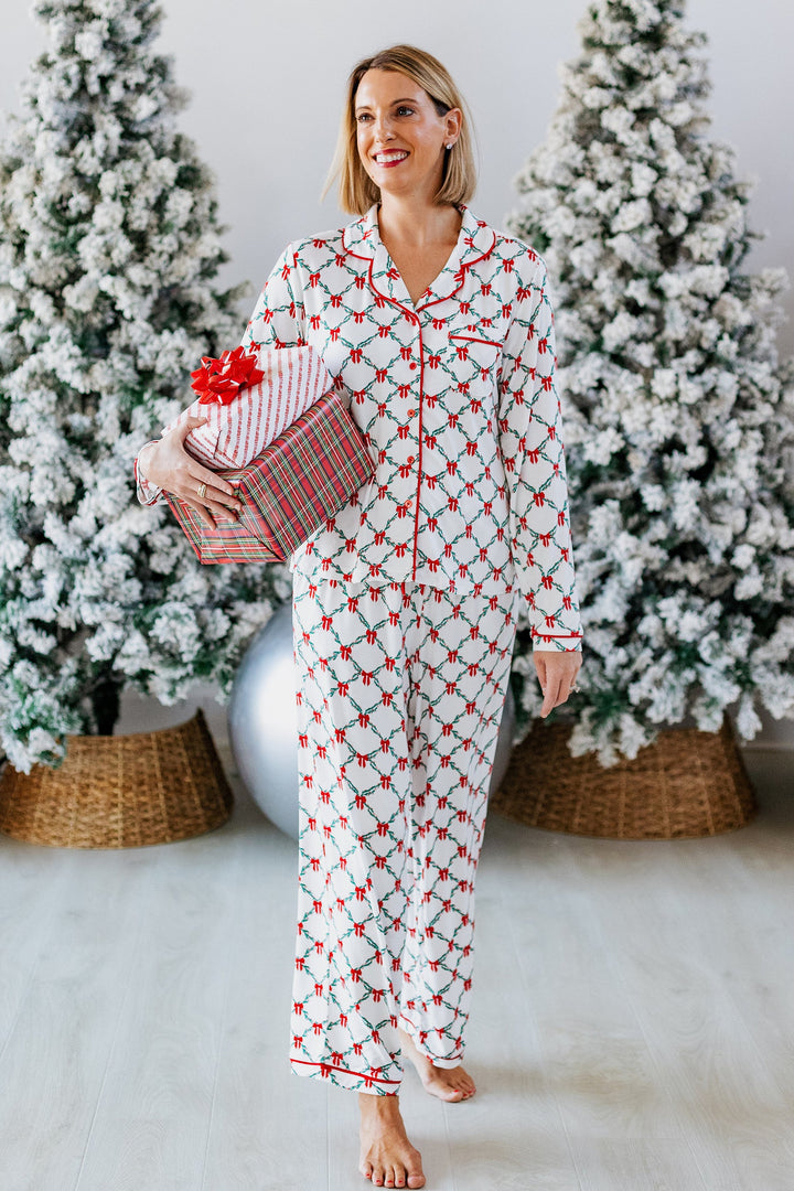 LATTICE GARLAND PAJAMA SET