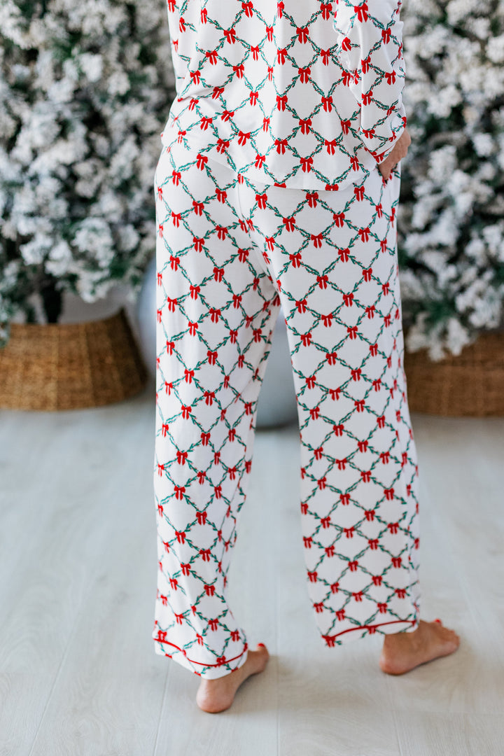 LATTICE GARLAND PAJAMA SET