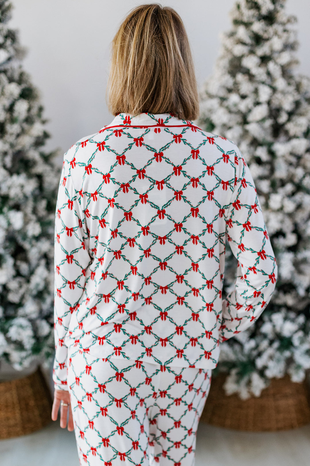 LATTICE GARLAND PAJAMA SET