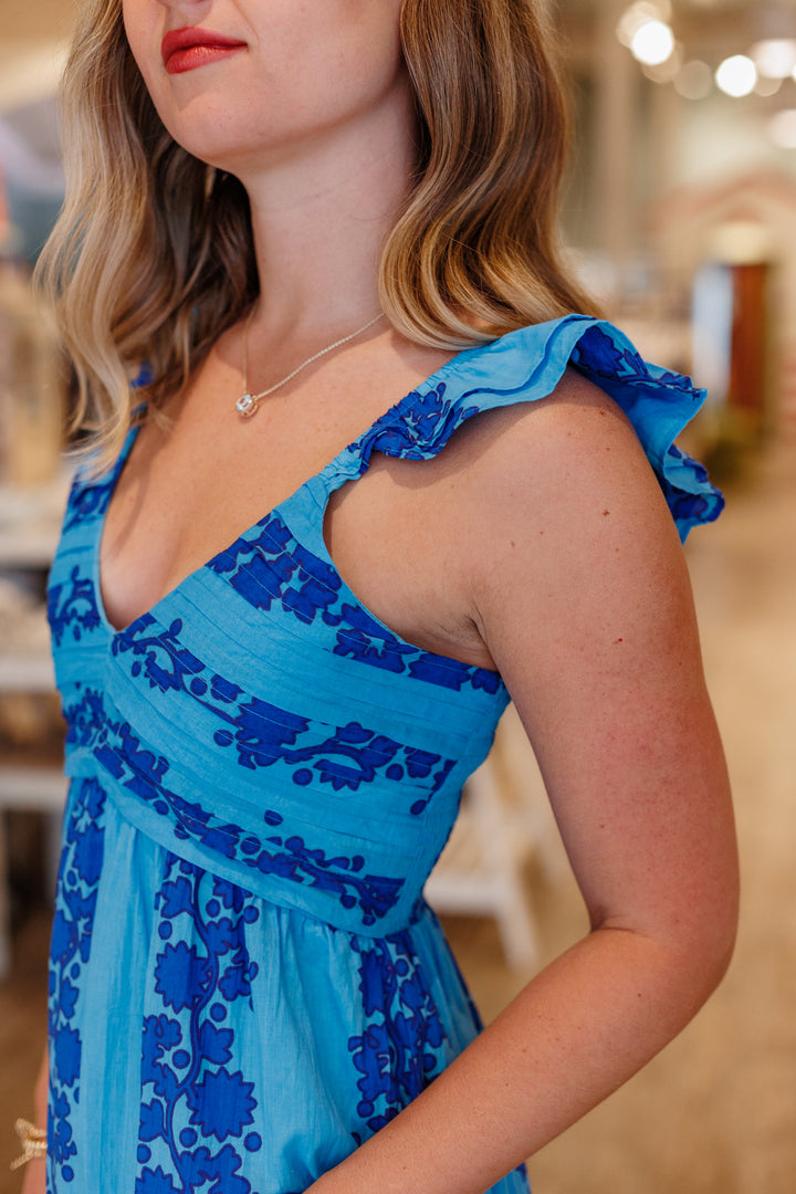 SUMMERTIME BLUES MAXI DRESS