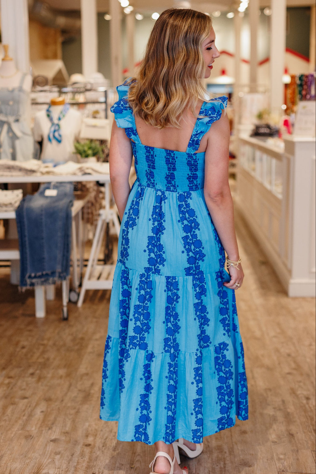 SUMMERTIME BLUES MAXI DRESS