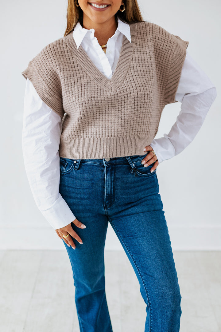 LESLIE LAYERED SWEATER VEST