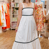RIC RAC TRIM MAXI DRESS