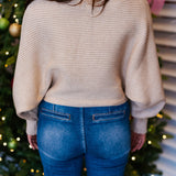 Gold Lurex Dolman Sweater